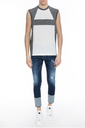 T-shirt with holes, zdjęcie 2 T-shirt with holes od Dsquared2